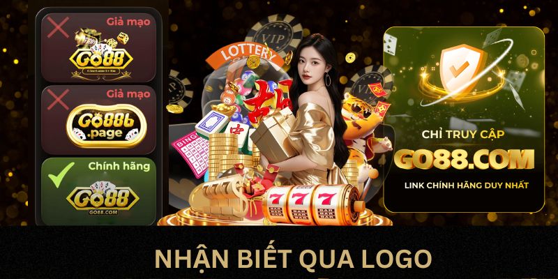 Bí Quyết Kiểm Tra GO88 Chuẩn Xác, Tránh Web Lừa Đảo 3 Nhận biết logo Mainsite chuẩn